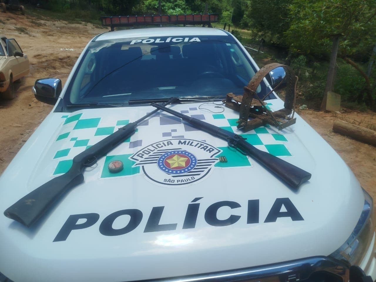 Homem é preso por posse ilegal de arma de fogo em Monteiro Lobato
