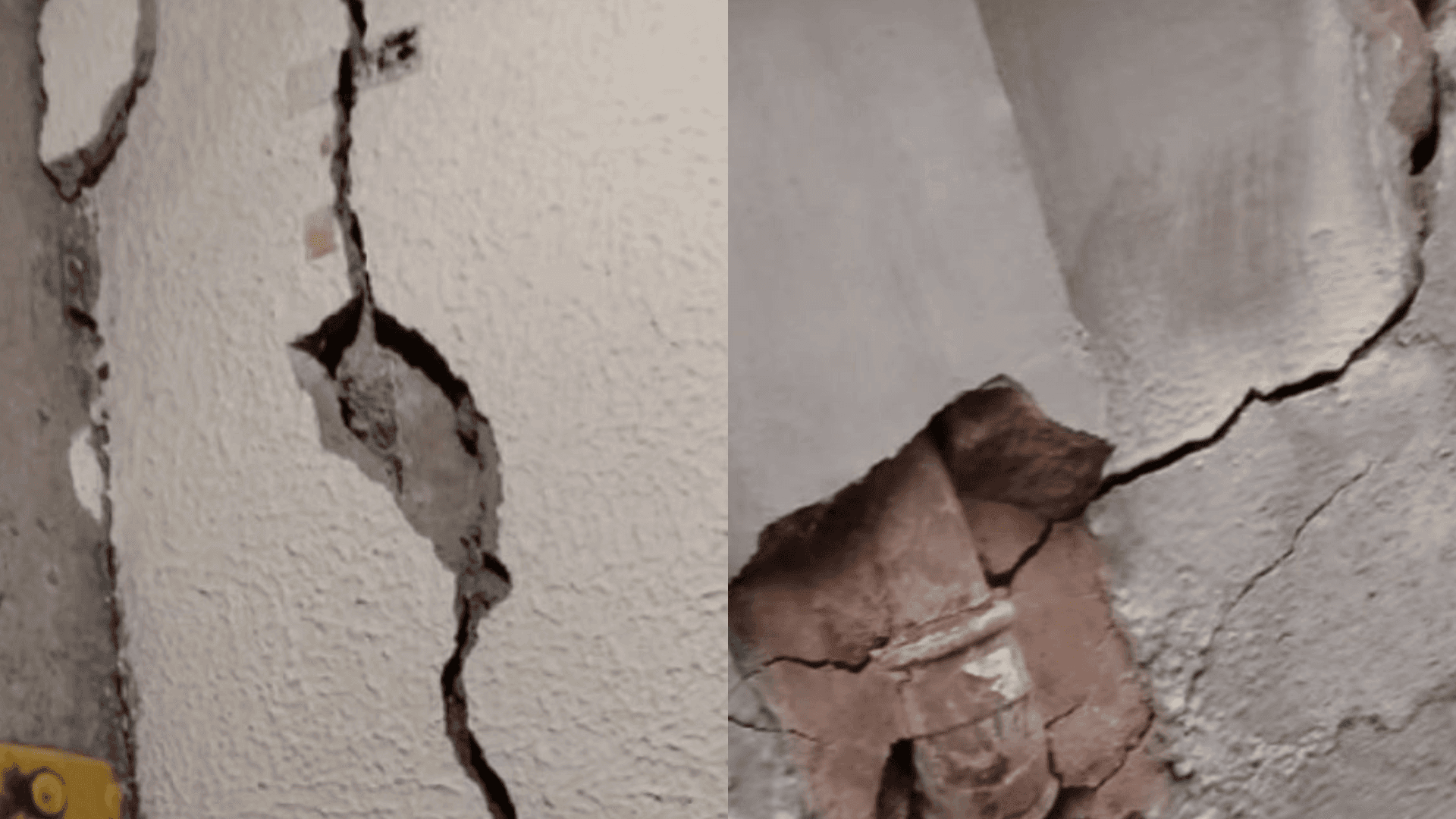 Moradores evacuam prédio com rachaduras estruturais em Taubaté