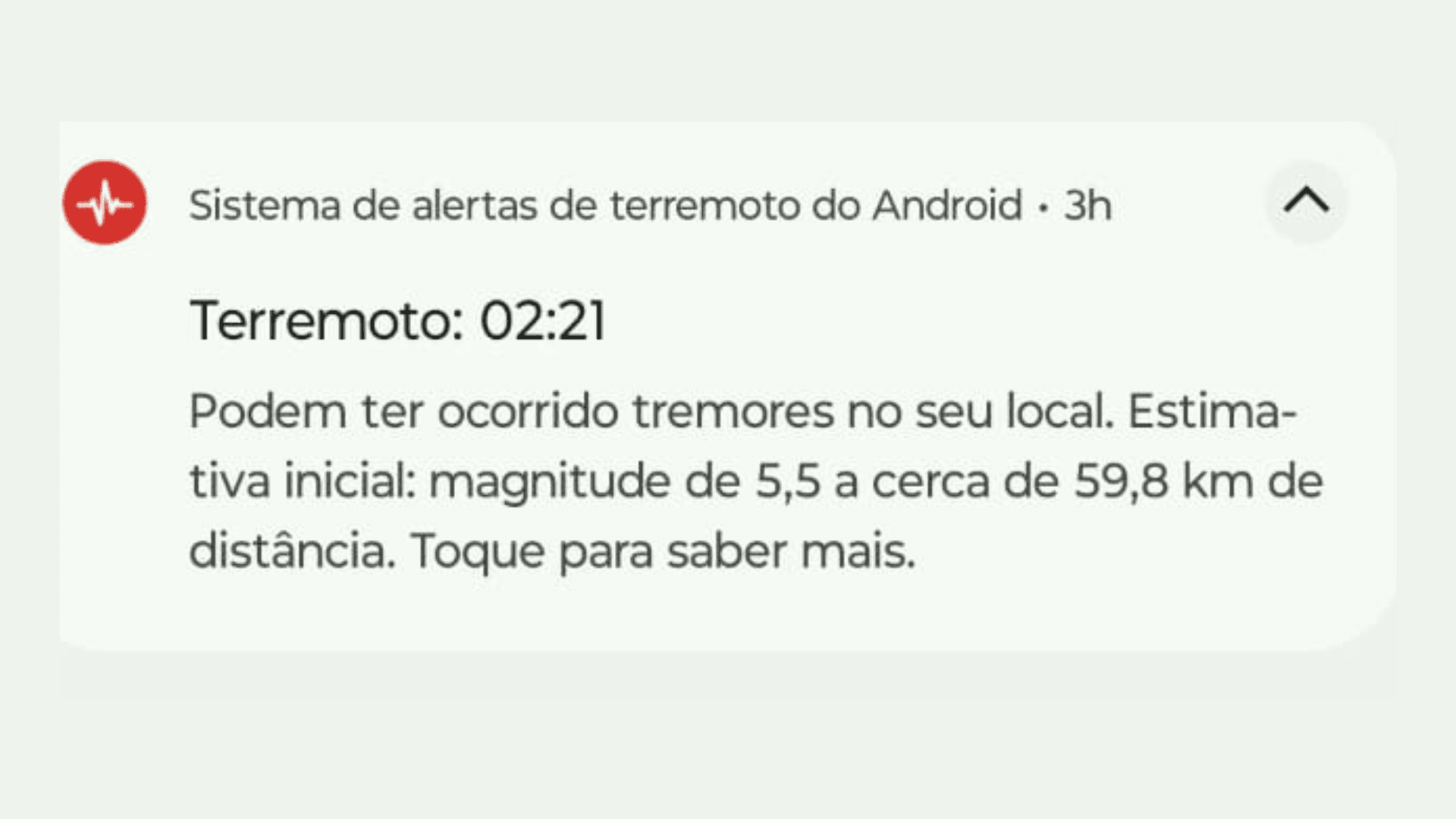 Terremoto Ubatuba