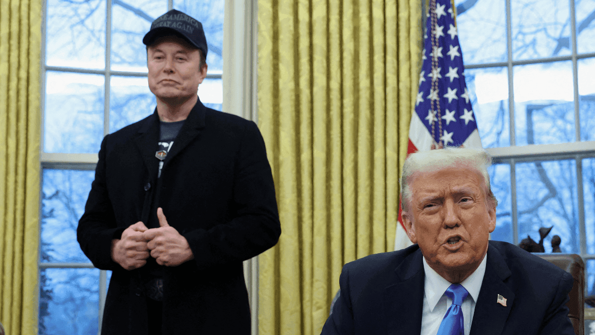 Elon Musk e Donald Trump na Casa Branca