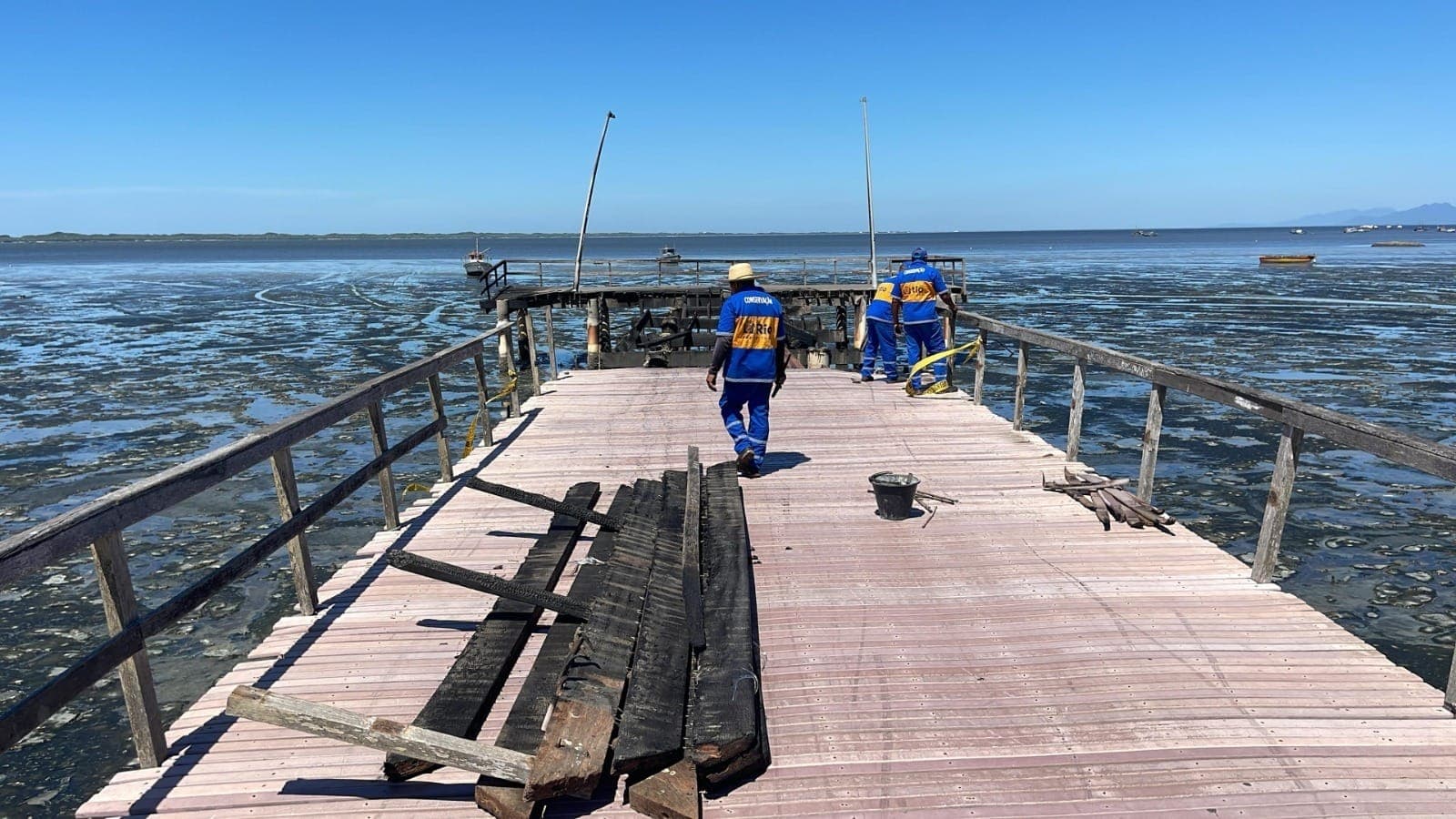 A obra de recuperação deve durar um mês