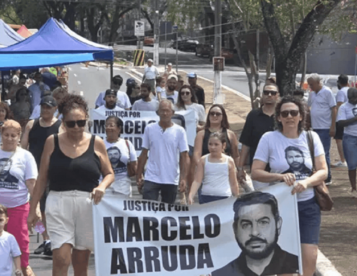 Protesto de familiares de Marcelo Arruda