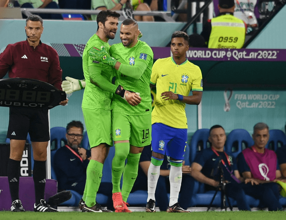 Weverton entrou em campo aos 35 minutos do segundo tempo