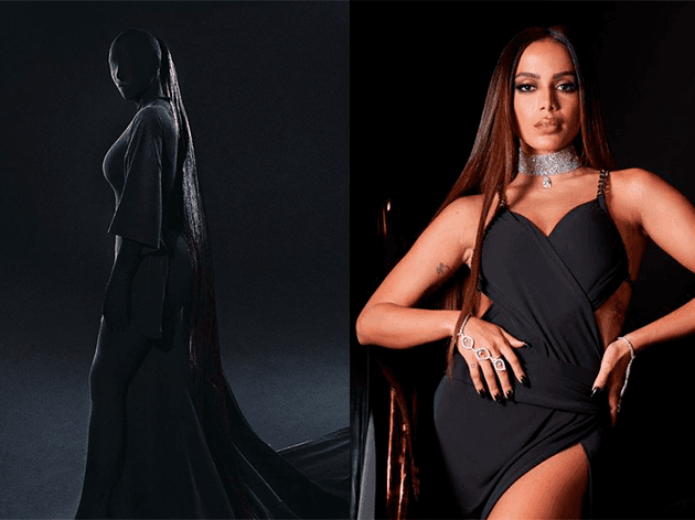 Kim Kardashian e Anitta se destacam no red carpet do MET Gala