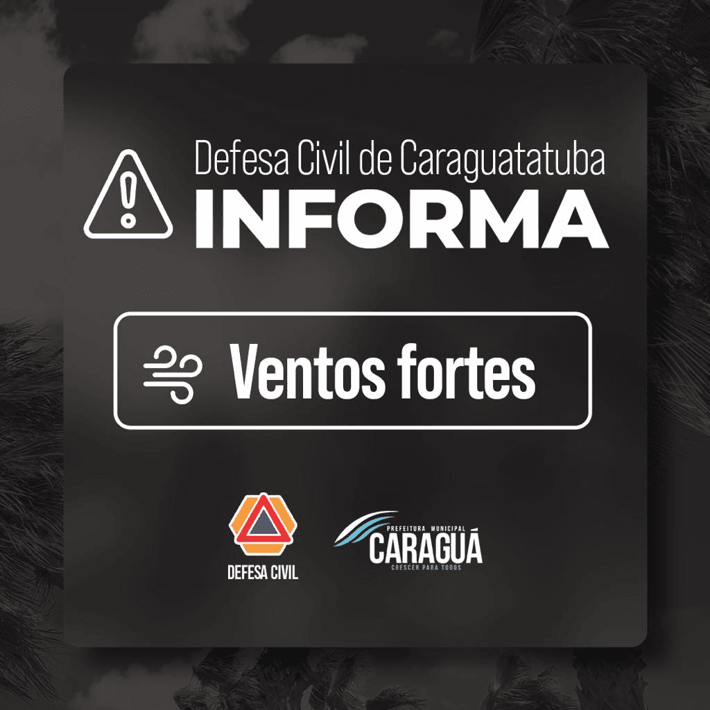 Ventania pré frontal antes da frente fria que vem do sul do País