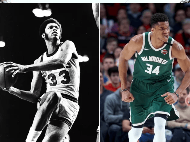 Giannis Antetokounmpo repete feito de Kareem Abdul-Jabbar