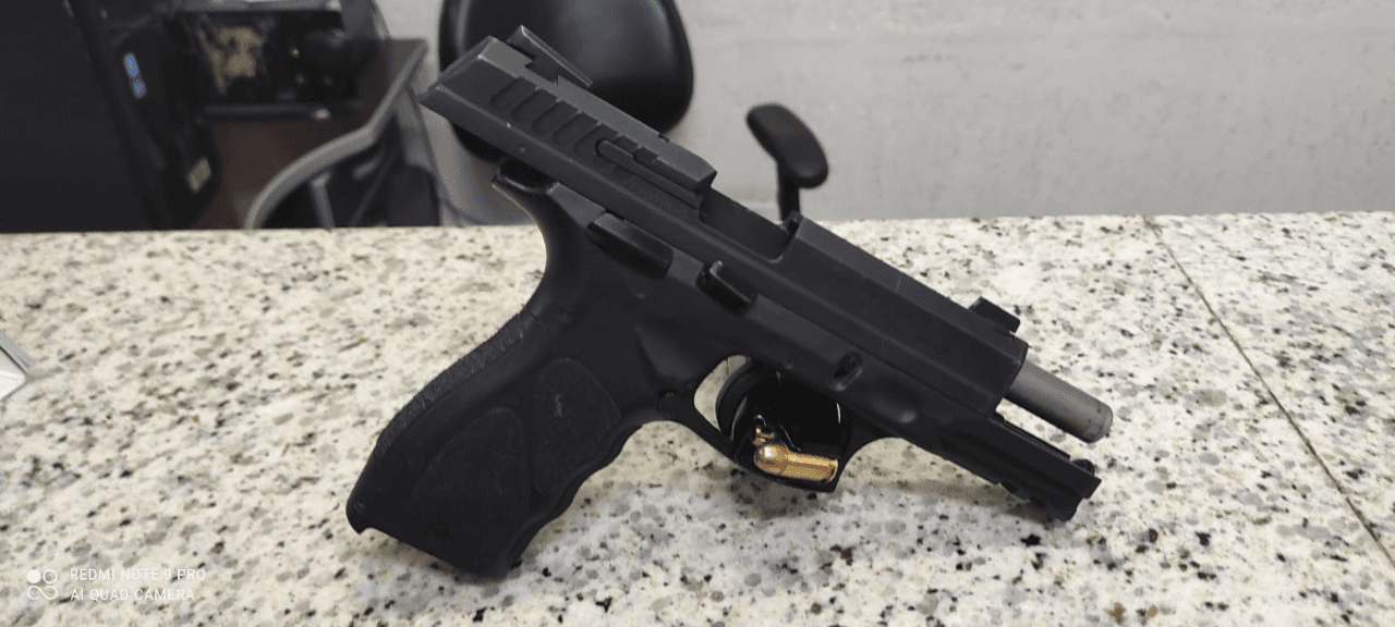 Pistola calibre 380 usada no crime foi apreendida