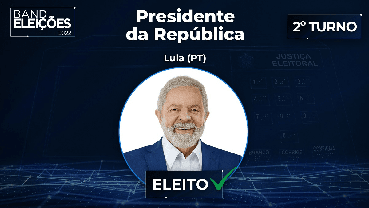 Lula é eleito presidente do Brasil para os próximos quatro anos