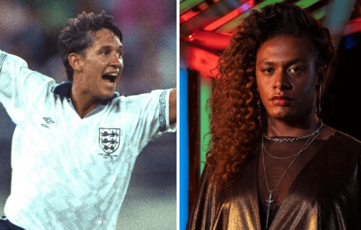O ex-jogador Gary Lineker e a cantora, atriz e compositora Lineker