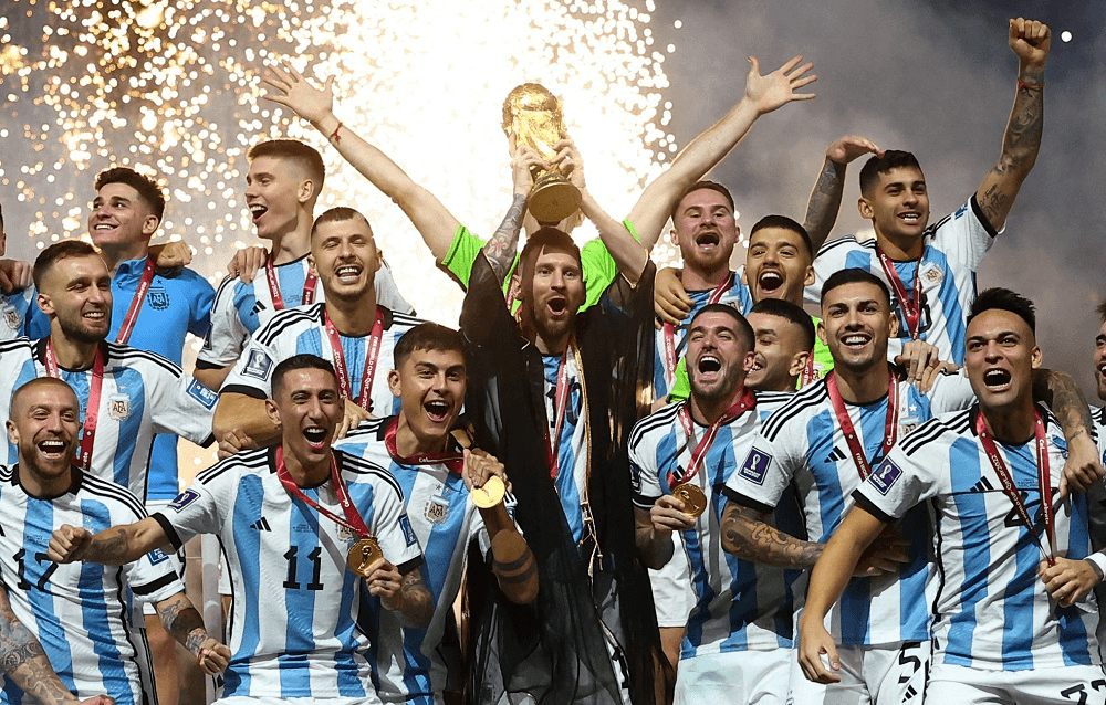 Argentina comemora a conquista do seu tricampeonato mundial