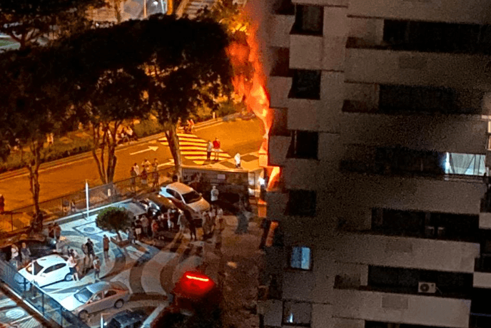 Segundo a corporação, ninguém ficou ferido