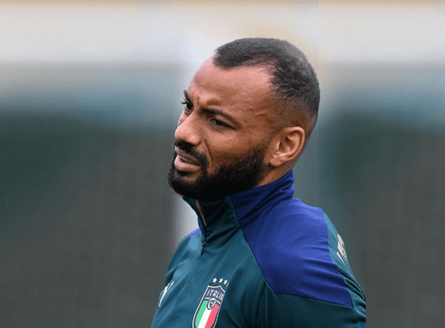João Pedro em treino com a Seleção Italiana