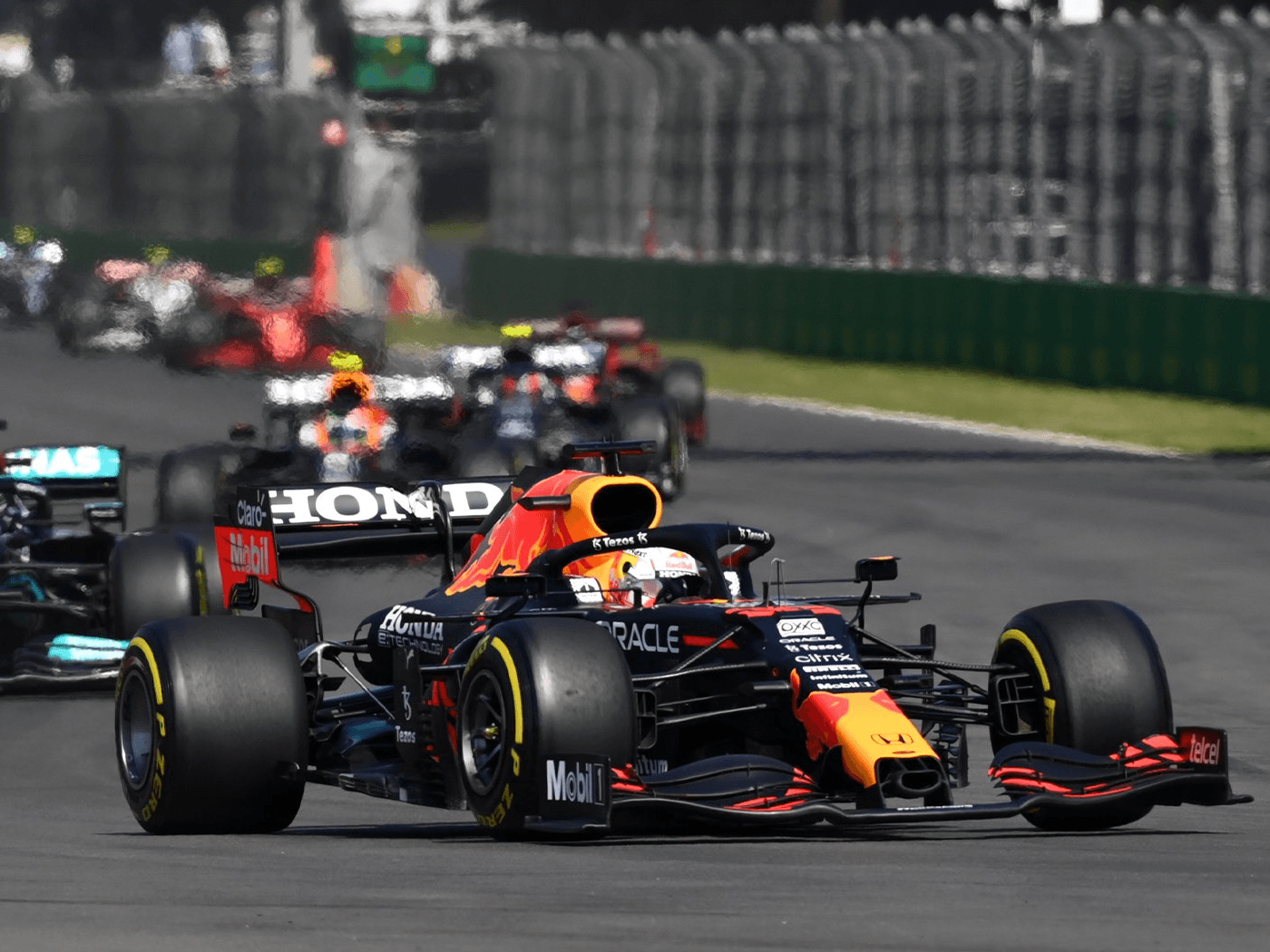 Max Verstappen durante do GP do México, neste domingo (7)