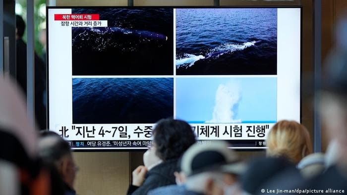 Coreia do Norte diz ter testado armas nucleares submarinas