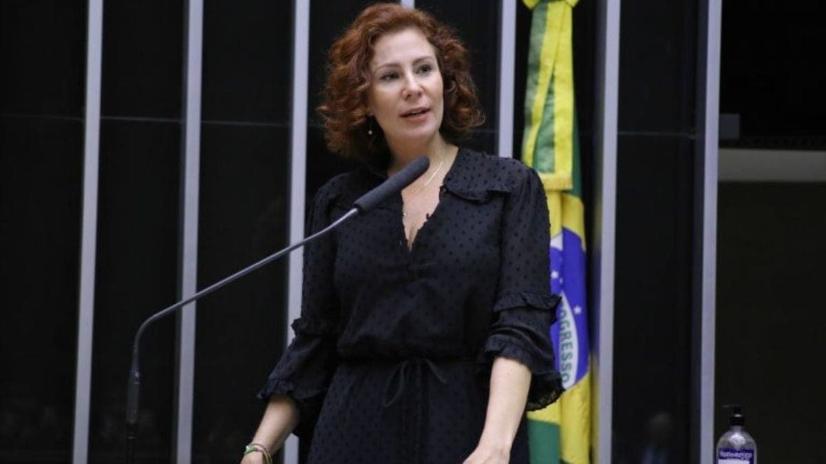 Carla Zambelli no plenário