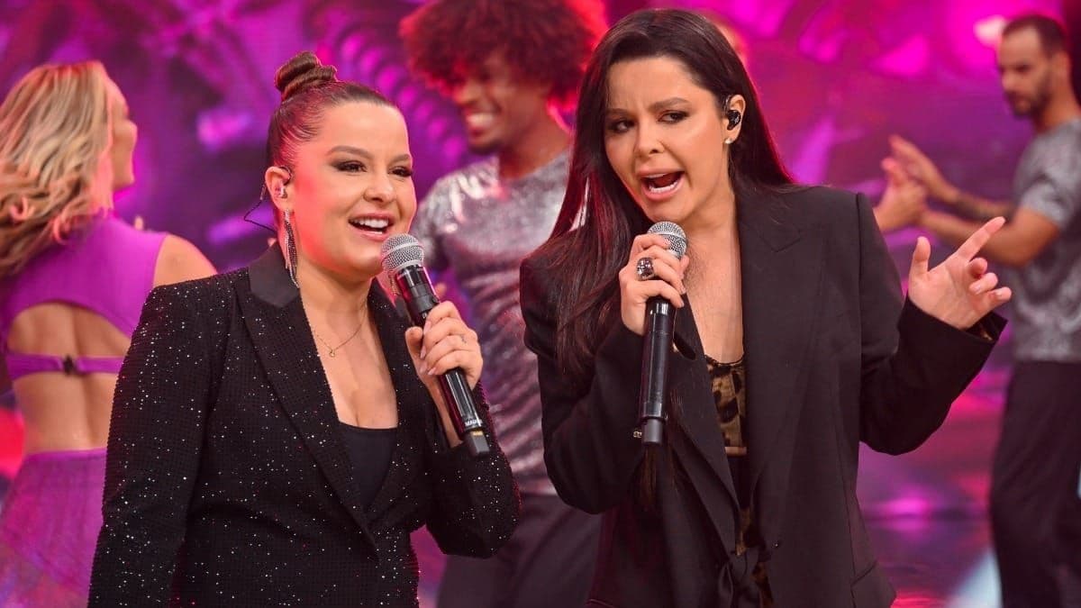 Maiara e Maraisa agitaram o palco do Faustão na Band