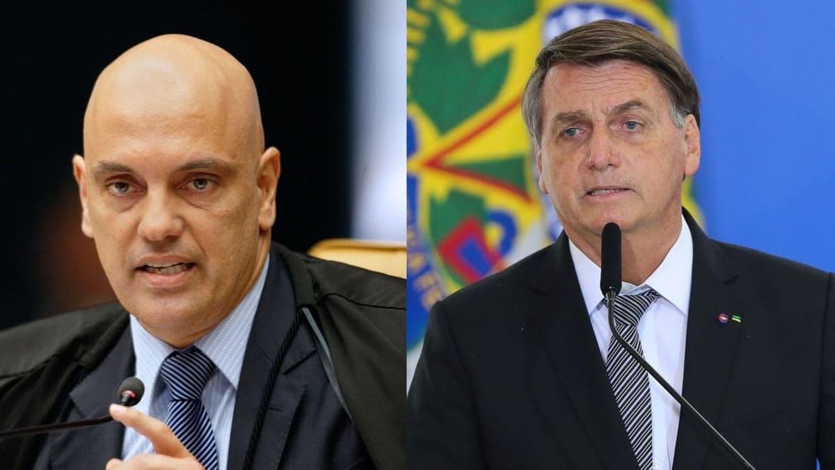 Moraes e Bolsonaro