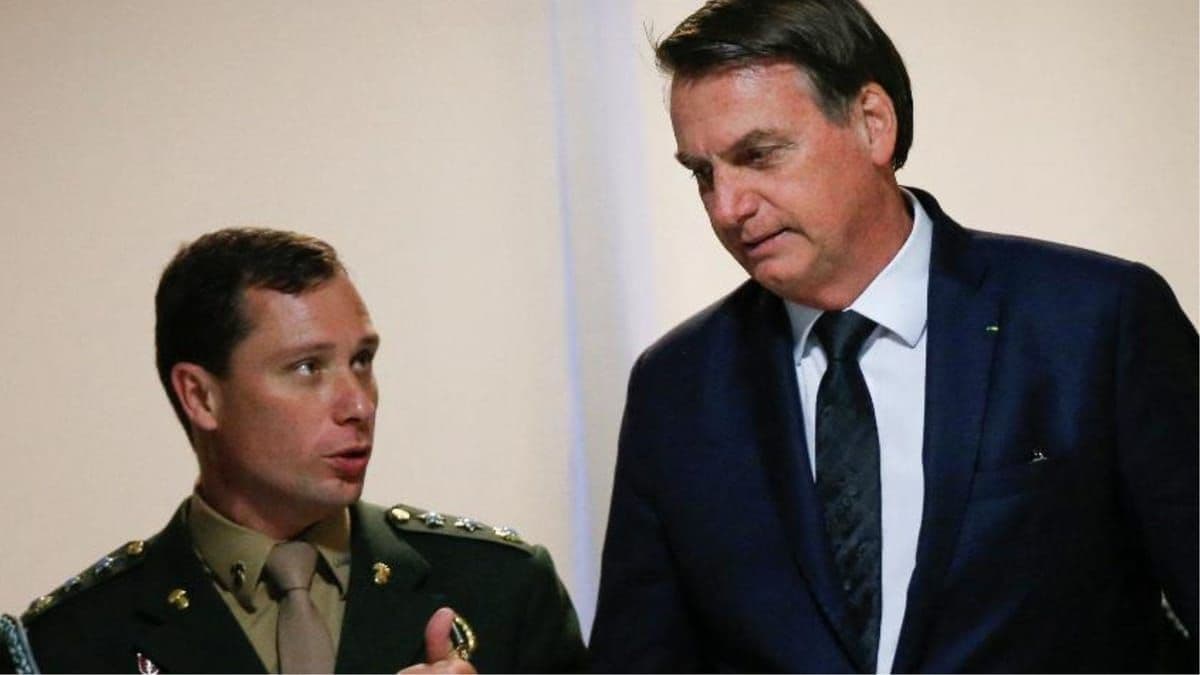Bolsonaro e Mauro Cid