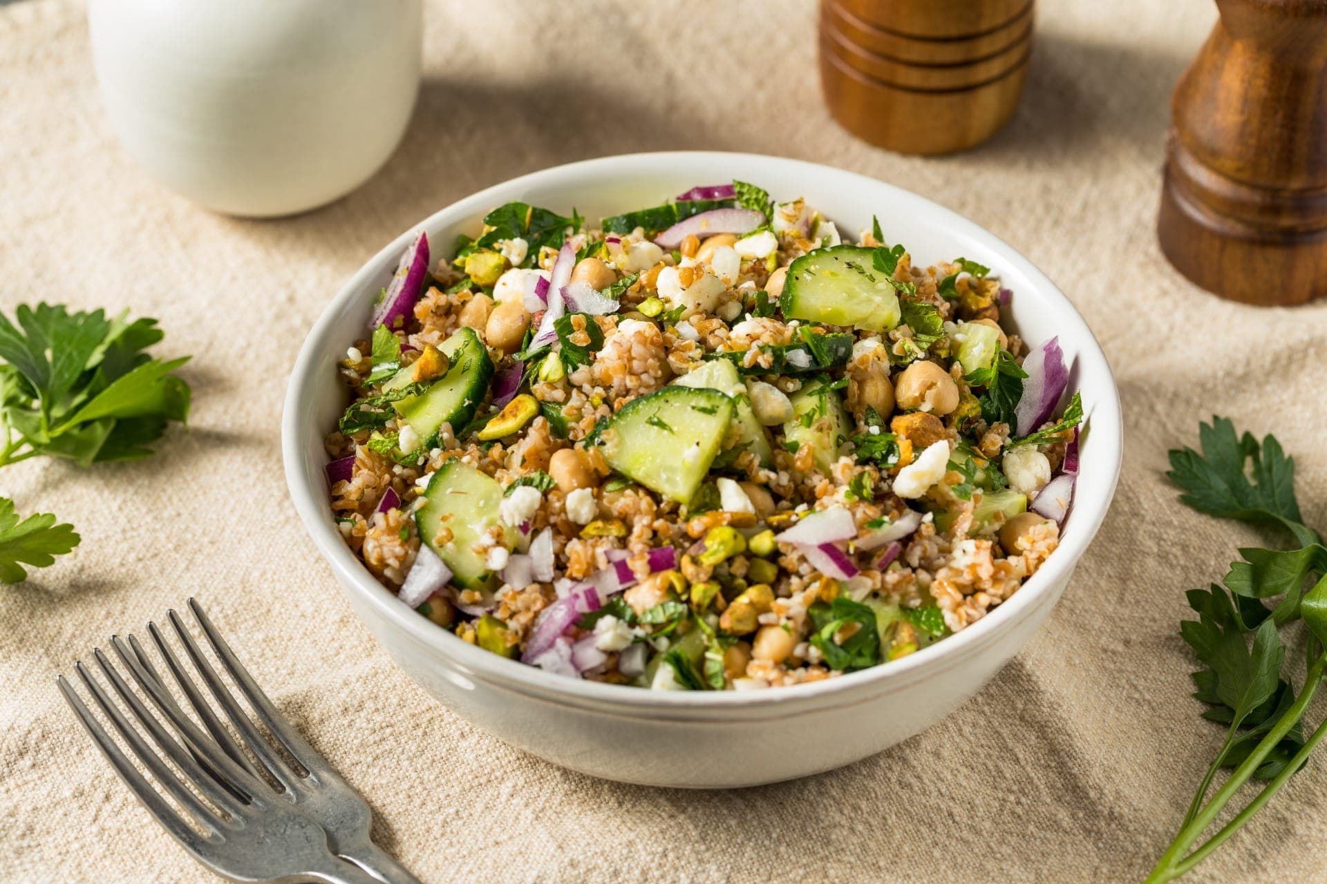 Salada de grãos pode ser prato principal
