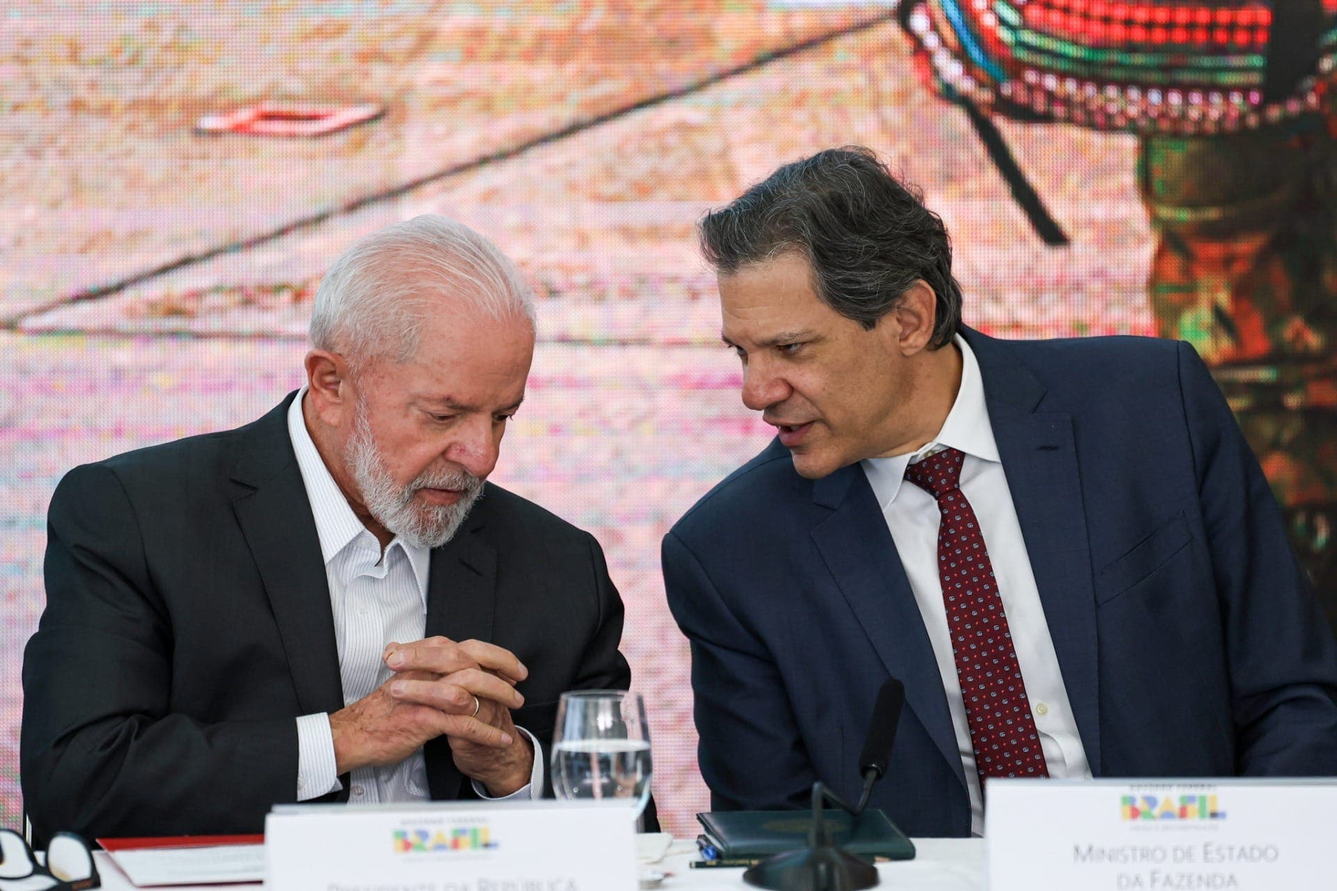 Presidente Lula e Fernando Haddad, ministro da Fazenda