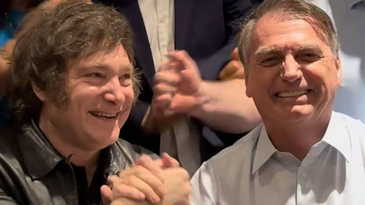 Milei encontra Bolsonaro em Santa Catarina e Itamaraty monitora