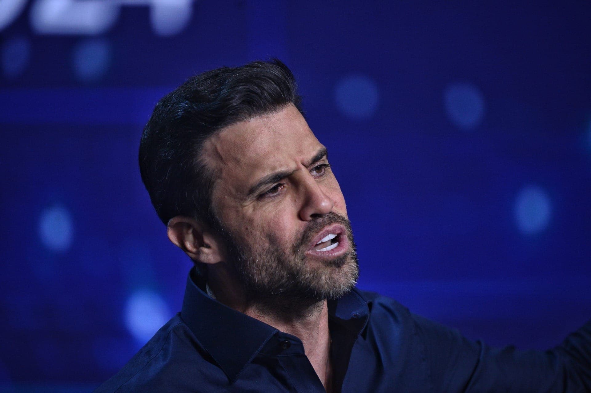 Pablo Marçal (PRTB) durante debate da Band para a prefeitura de São Paulo
