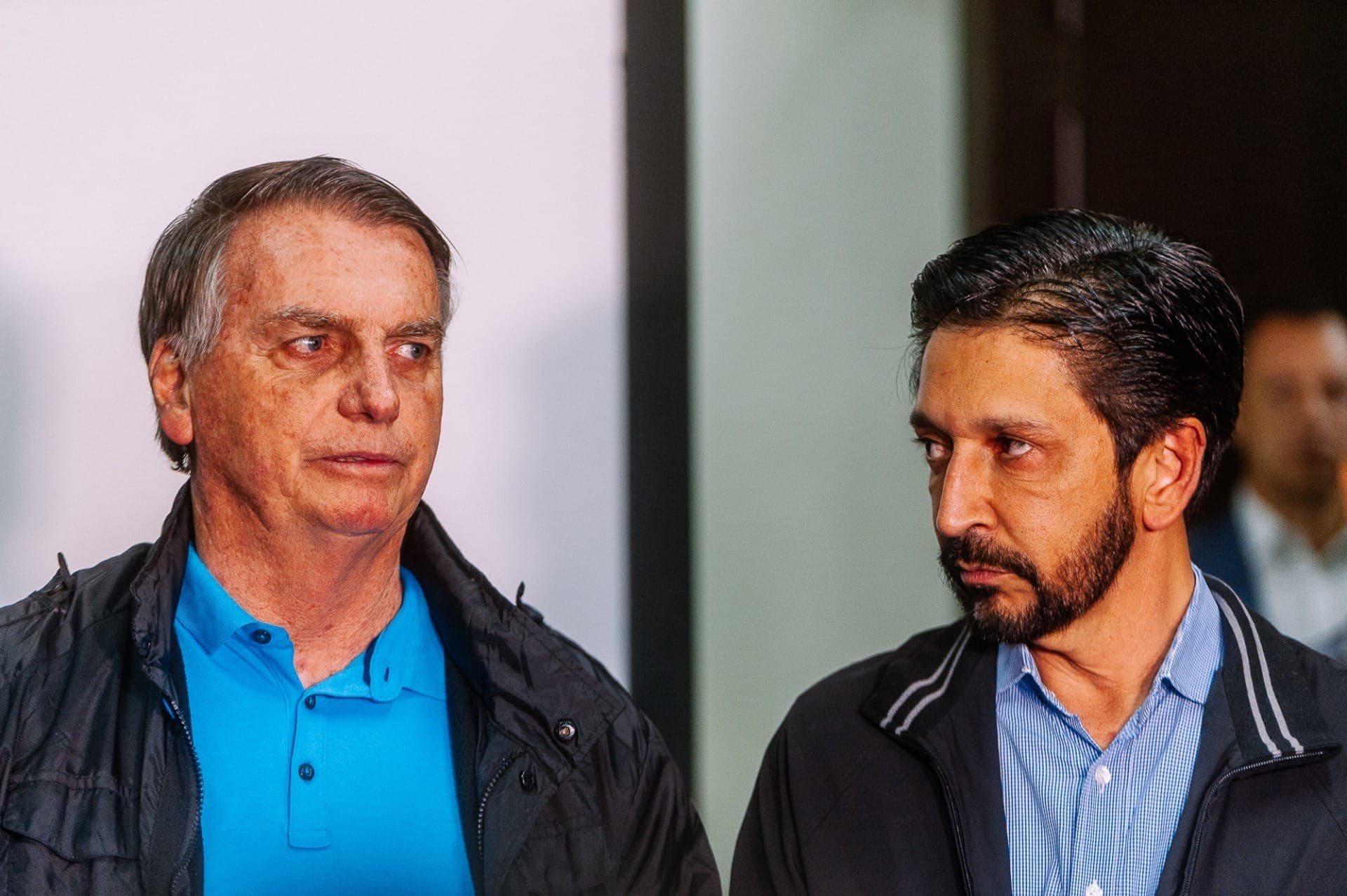Ex-presidente Jair Bolsonaro e o prefeito de São Paulo, Ricardo Nunes