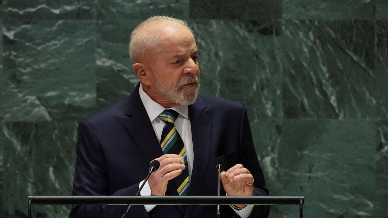Lula durante discurso na Assembleia Geral da ONU 2024