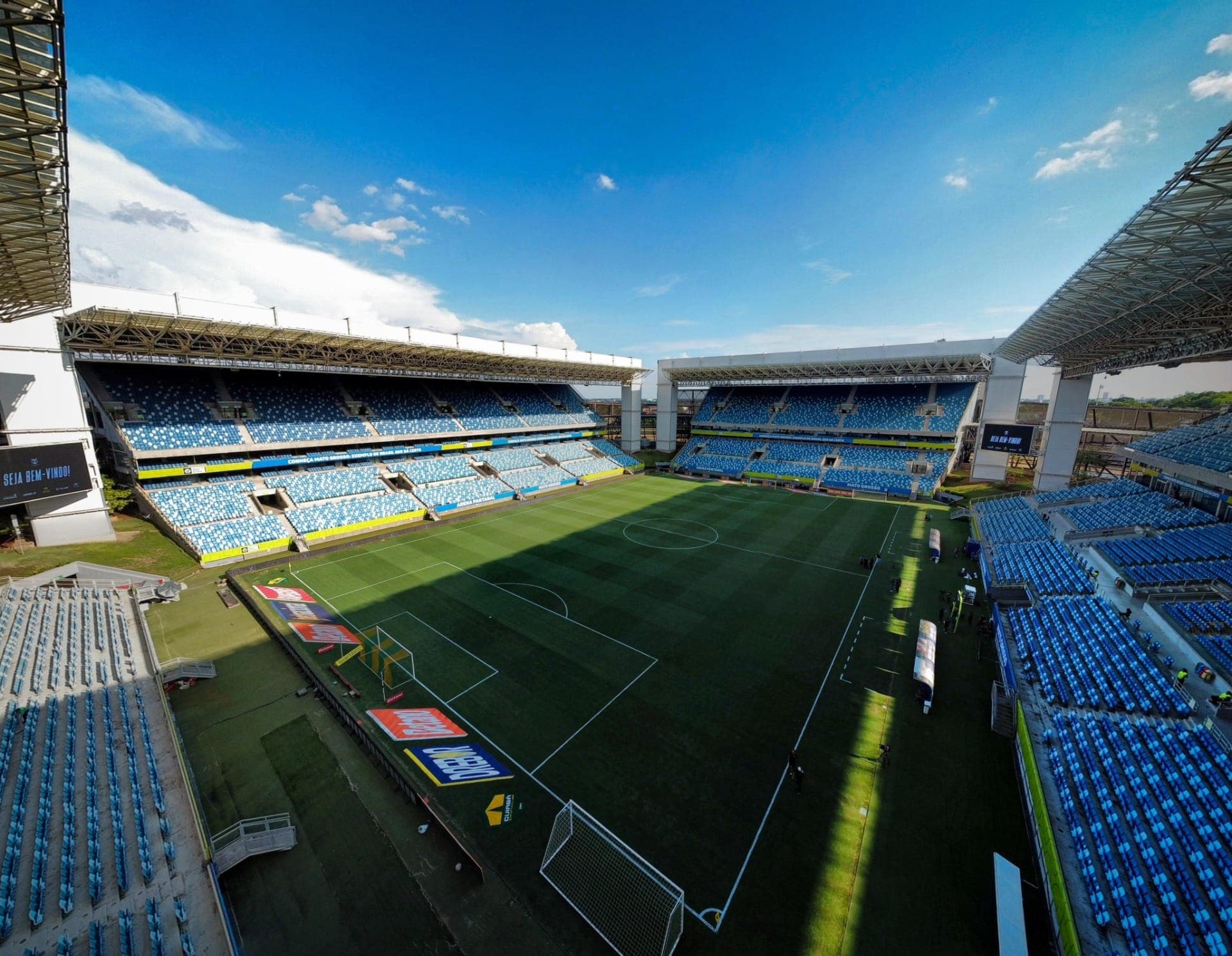 Arena Pantanal antes de Cuiabá x Corinthians