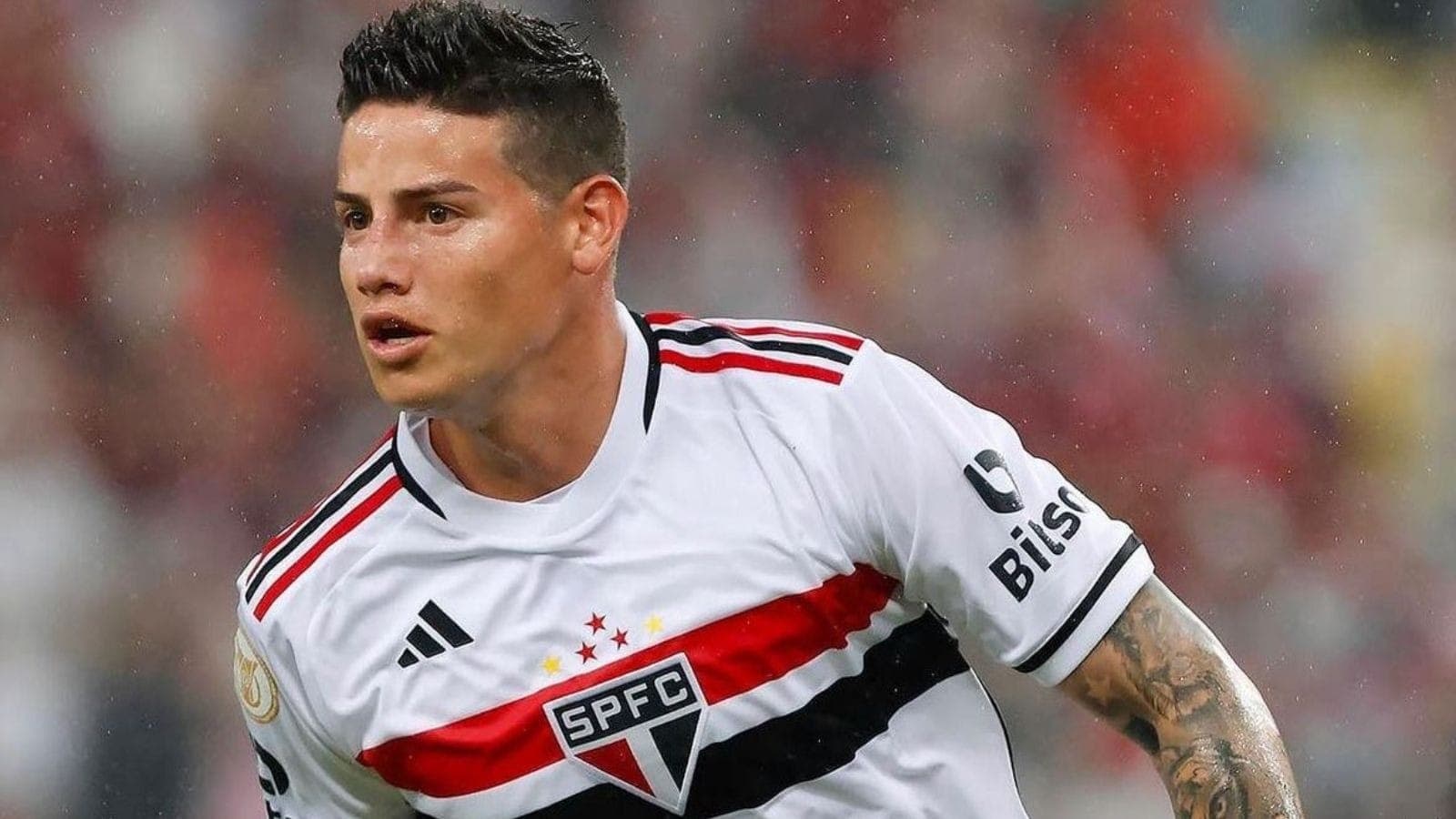 James Rodríguez jogou 22 partidas pelo São Paulo