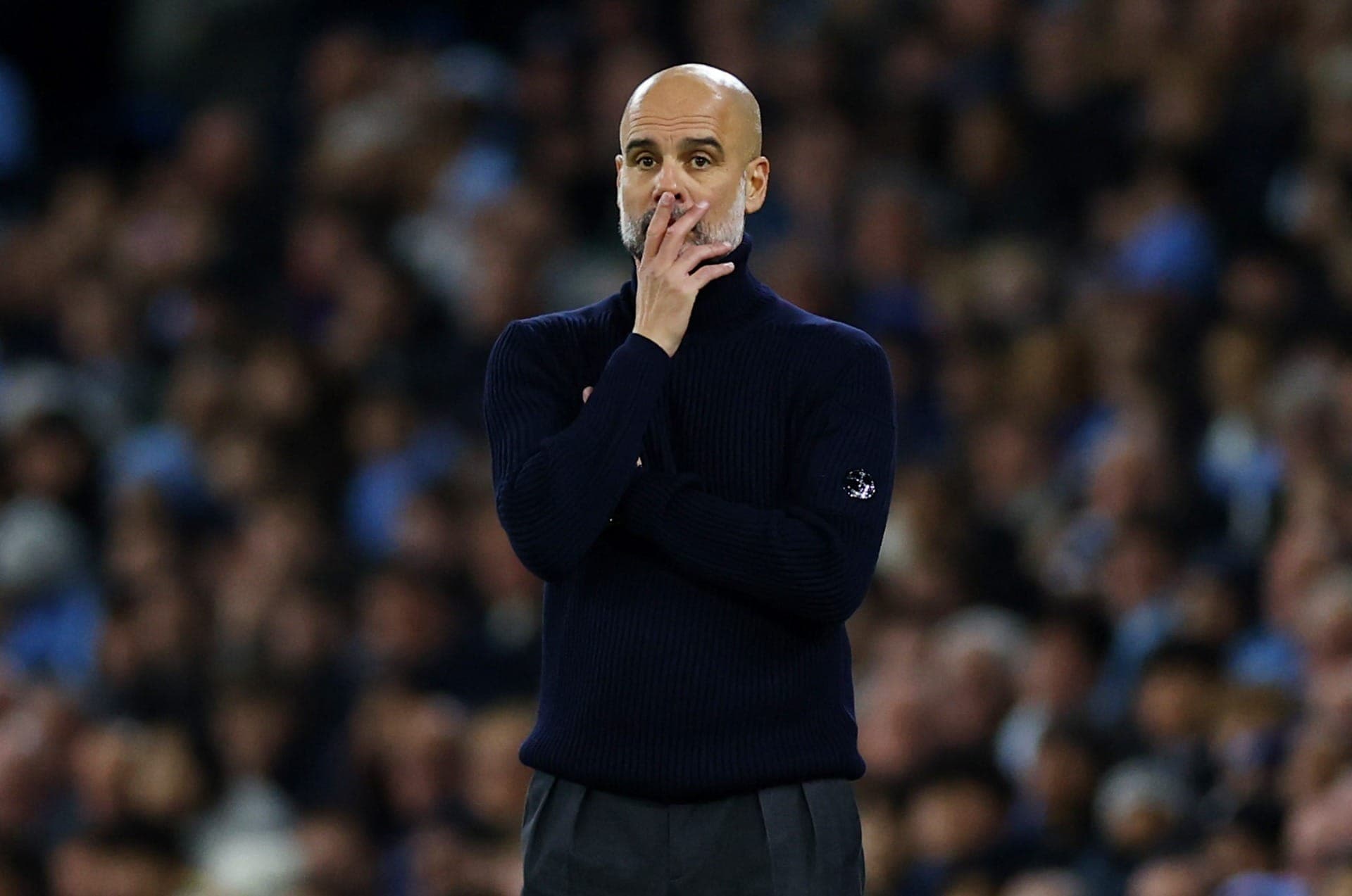 Pep Guardiola, técnico do Manchester City