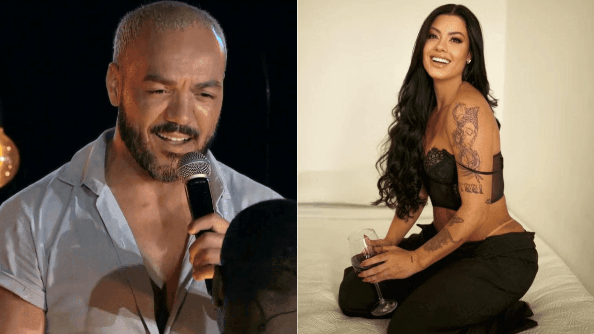 Belo e Rayane Figliuzzi