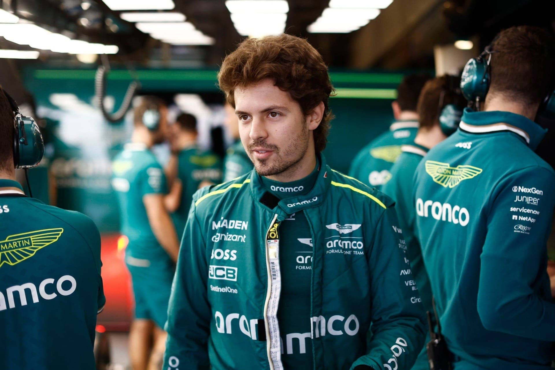 Felipe Drugovich (Aston Martin) em teste de pós-temporada 2024 da F1