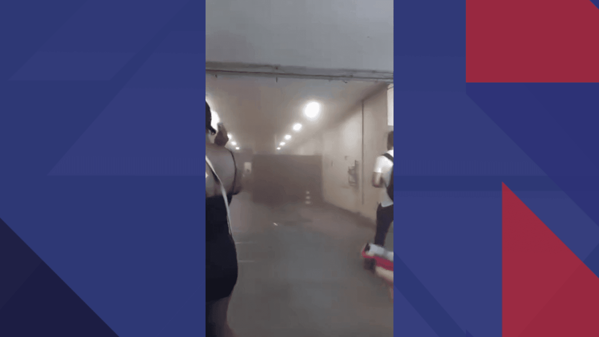 A queda gerou uma nuvem de poeira na unidade de saúde, administrada pela Ebserh