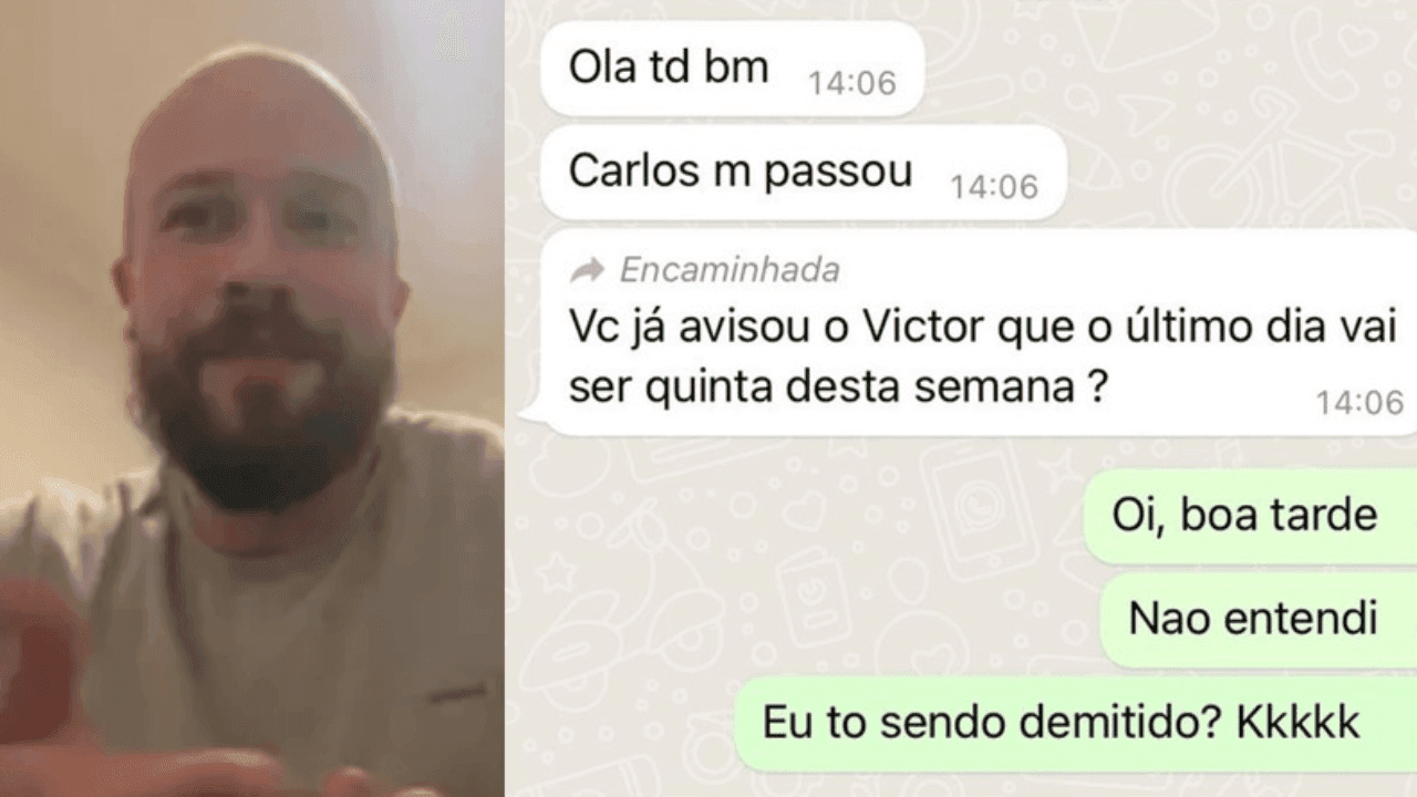 Homem é demitido por WhatsApp enquanto estava no médico e processa empresa