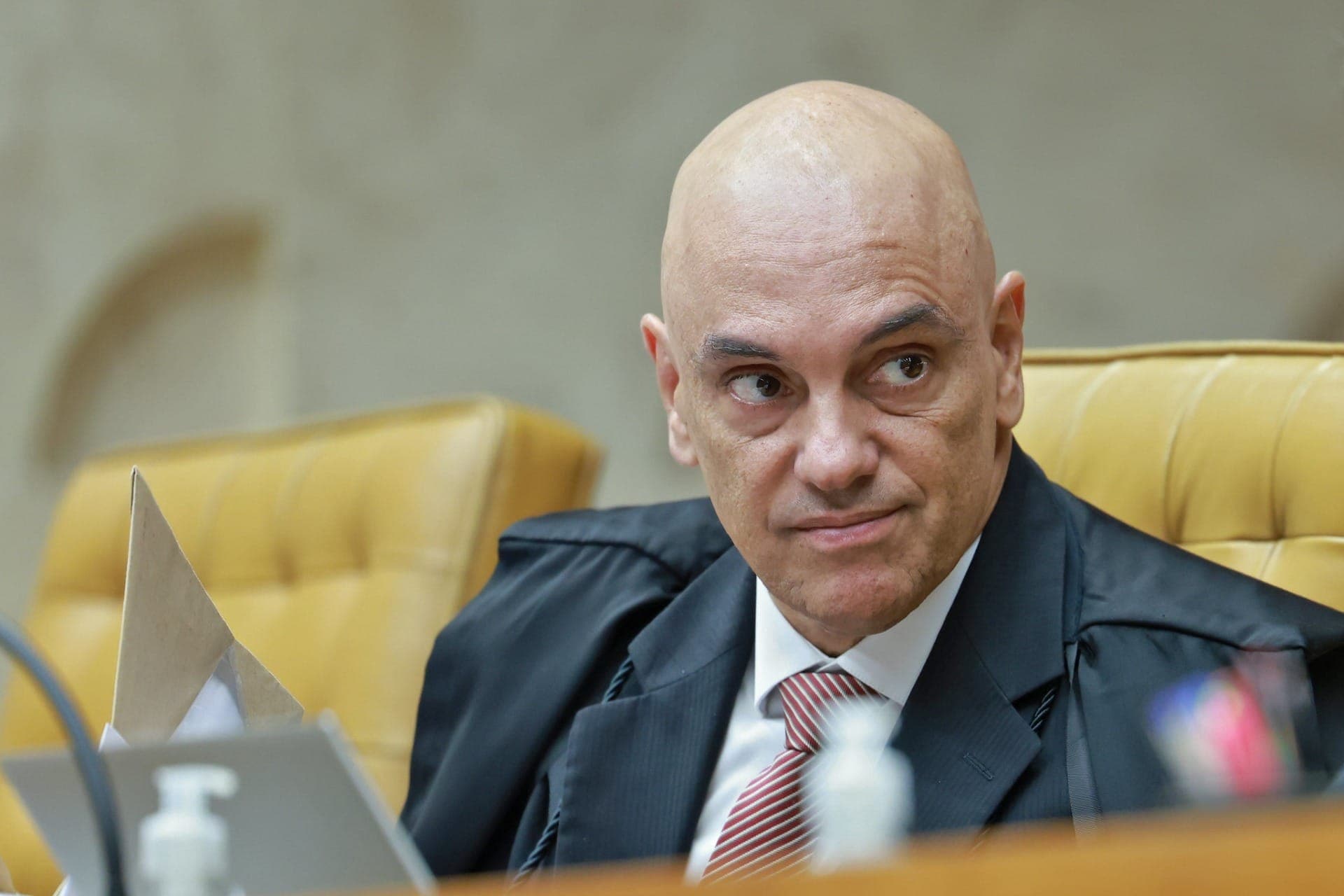Ministro Alexandre de Moraes, do Supremo Tribunal Federal, que levou o julgamento de Bolsonaro para a Primeira Turma da Corte