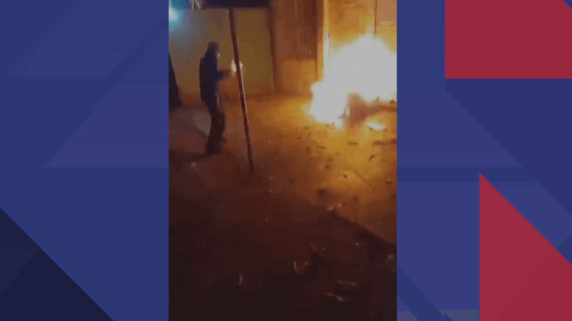 A cena foi transmitida ao vivo para centenas de pessoas pelo aplicativo Discord