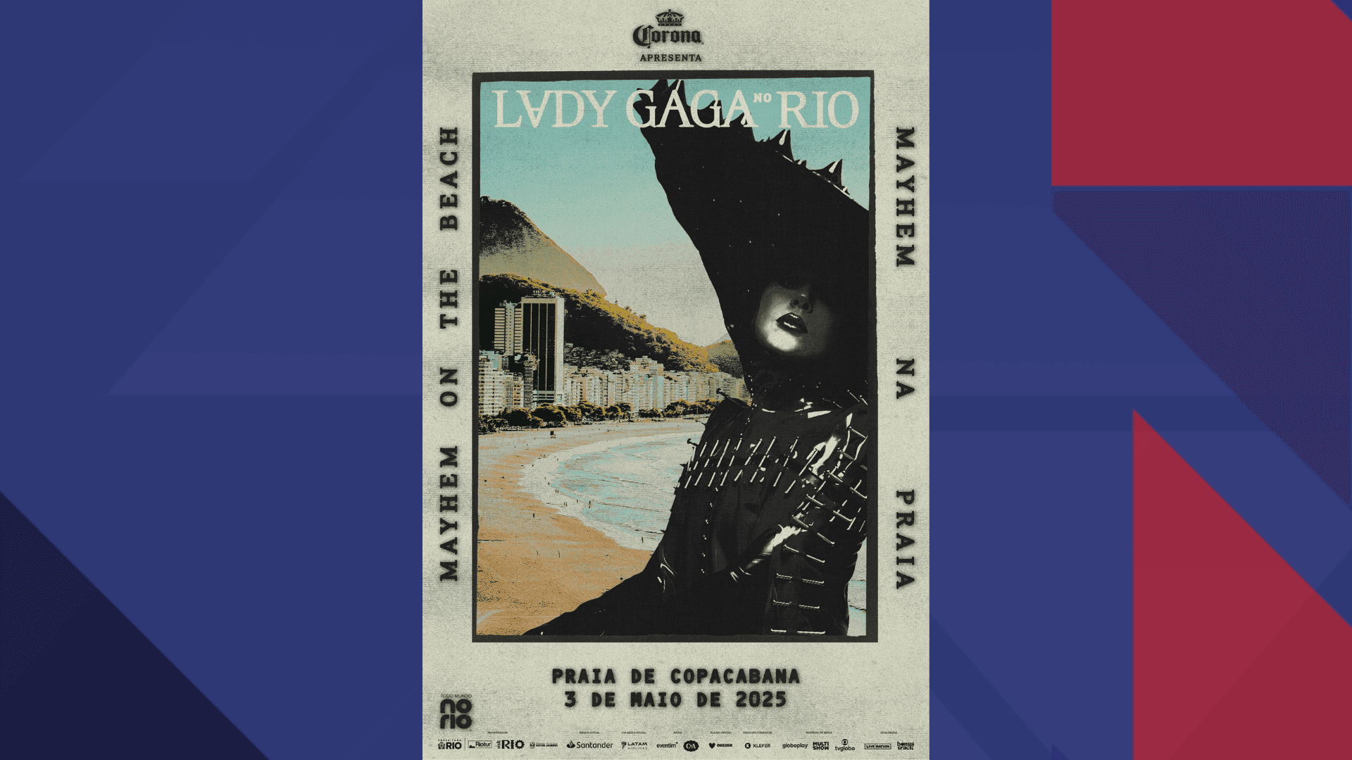 Lady Gaga fala pela primeira vez sobre o show que vai fazer na Praia de Copacabana, no Rio de Janeiro