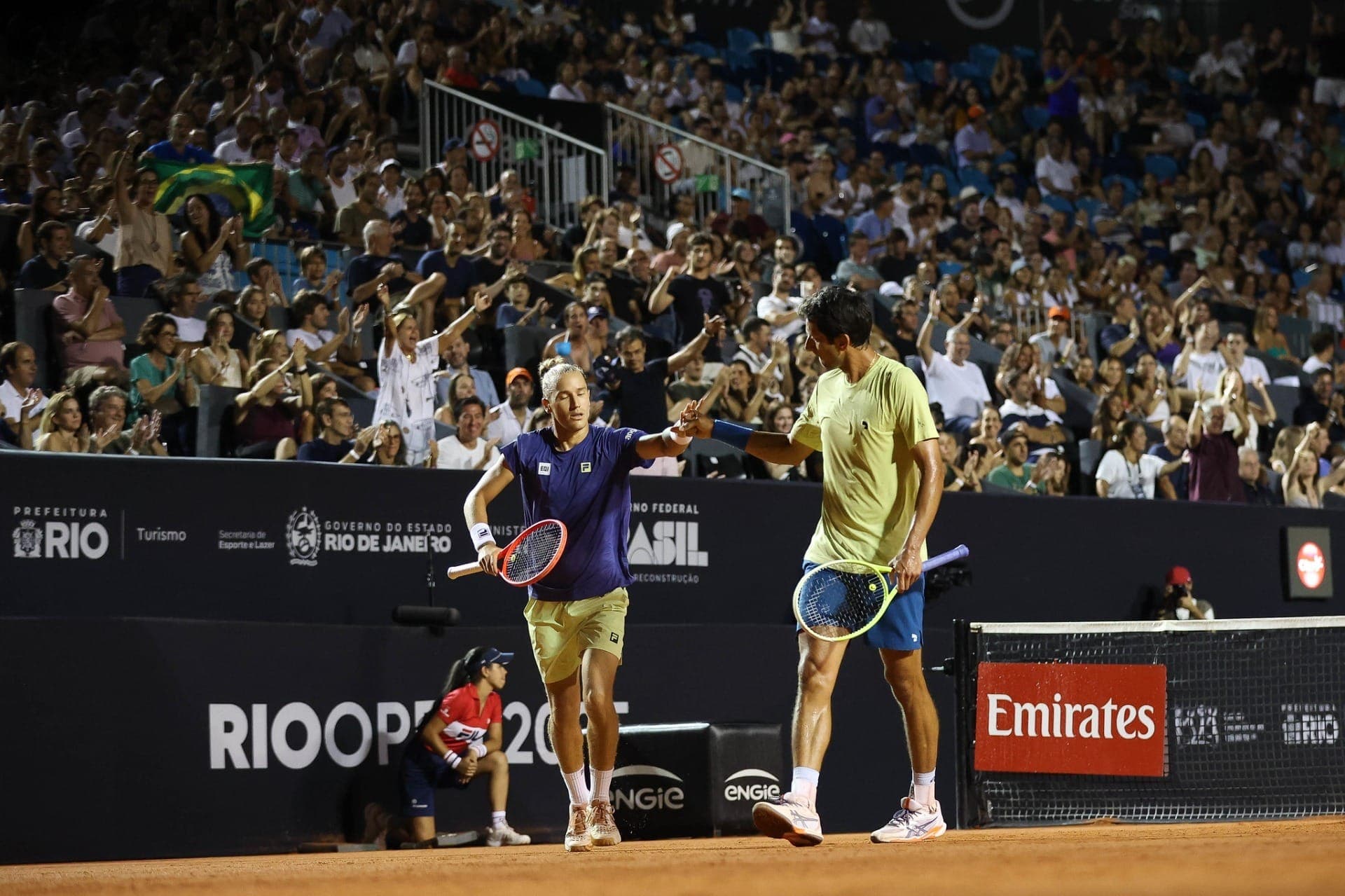 afael Matos e Marcelo Melo se tornaram os primeiros brasileiros a garantir um título 100% do País no Rio Open