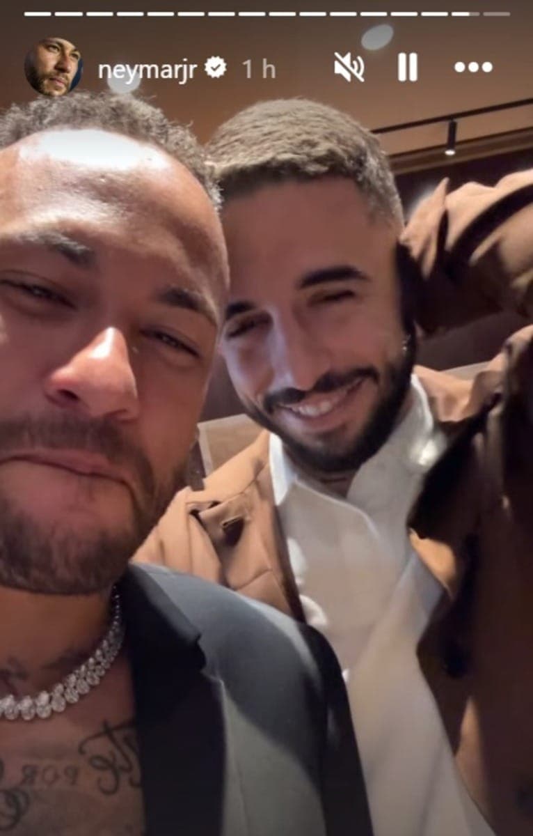 Neymar compareceu em evento que Kelvin fez o anúncio