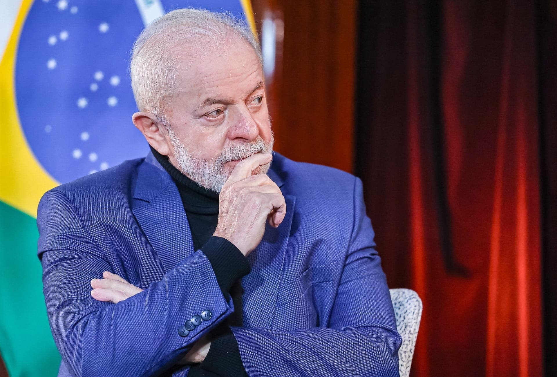 Presidente da República, Luiz Inácio Lula da Silva (PT), durante programa 'Conversa com o Presidente'