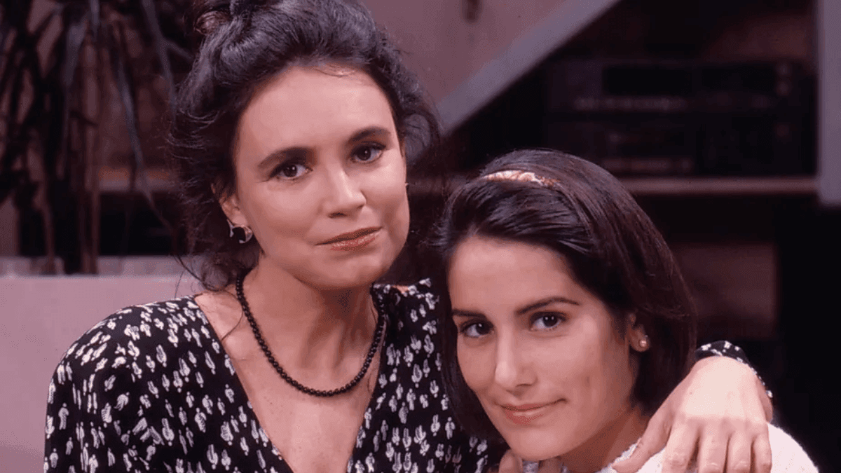 Regina Duarte e Glória Pires em "Vale Tudo", em 1988