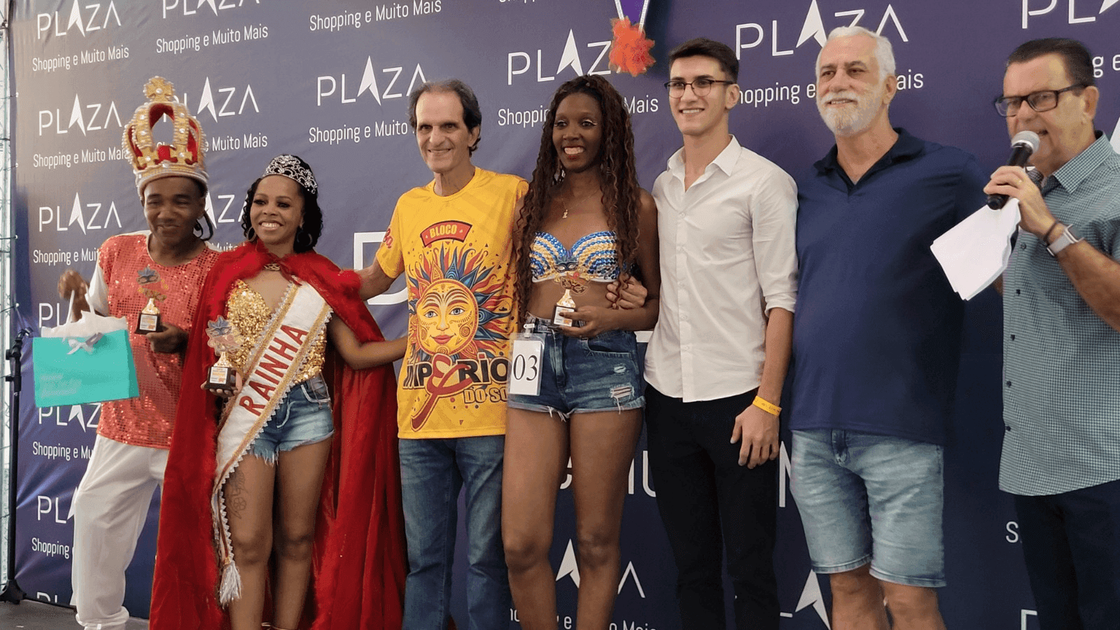 O Rei Momo eleito foi Luiz Cesar Magalhaes de Souza