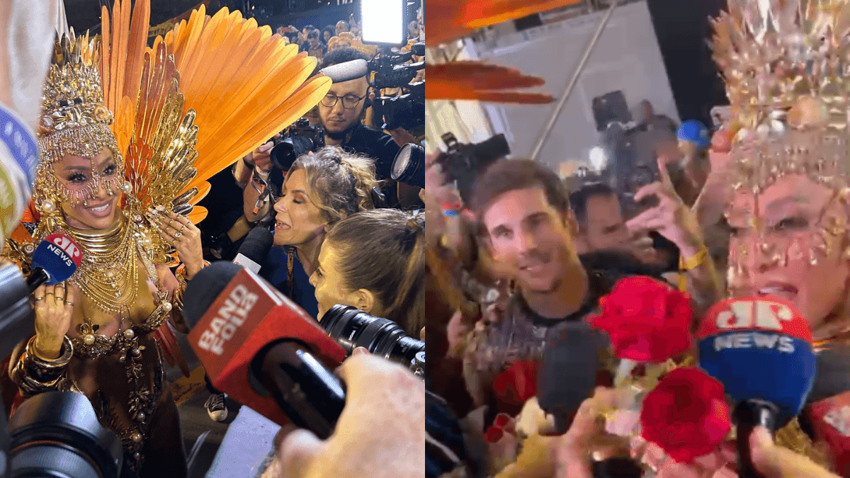 Nicolas Prattes acompanha Sabrina Sato em Carnaval