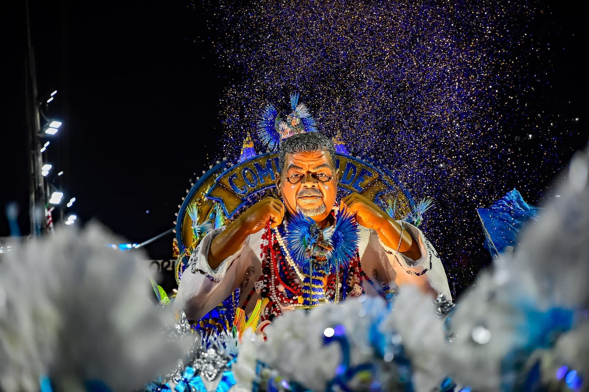 A Beija-Flor de Nilópolis homenageou Laíla na Sapucaí