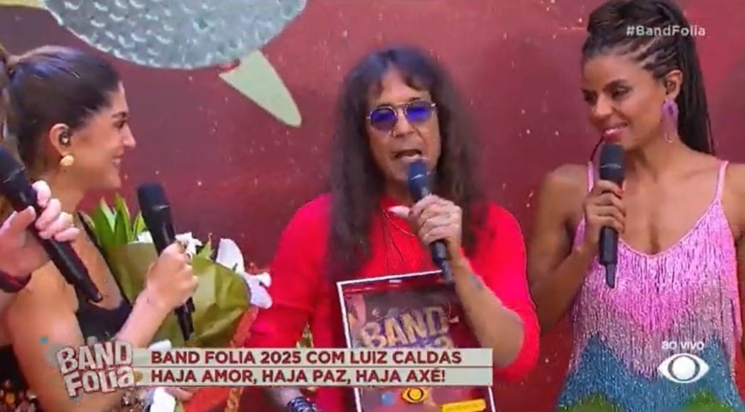 Luiz Caldas ganha homenagem no Carnaval com troféu Band Folia 2025