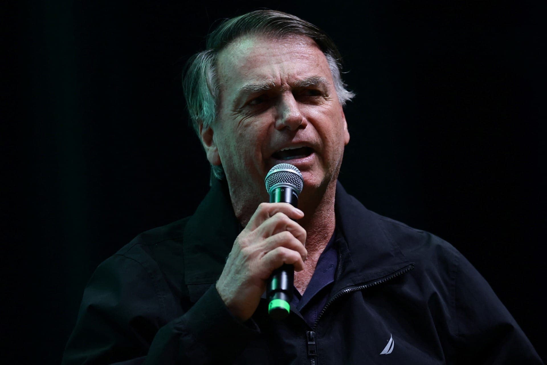 Ex-presidente Bolsonaro (PL) em encontro do PL em Brasília