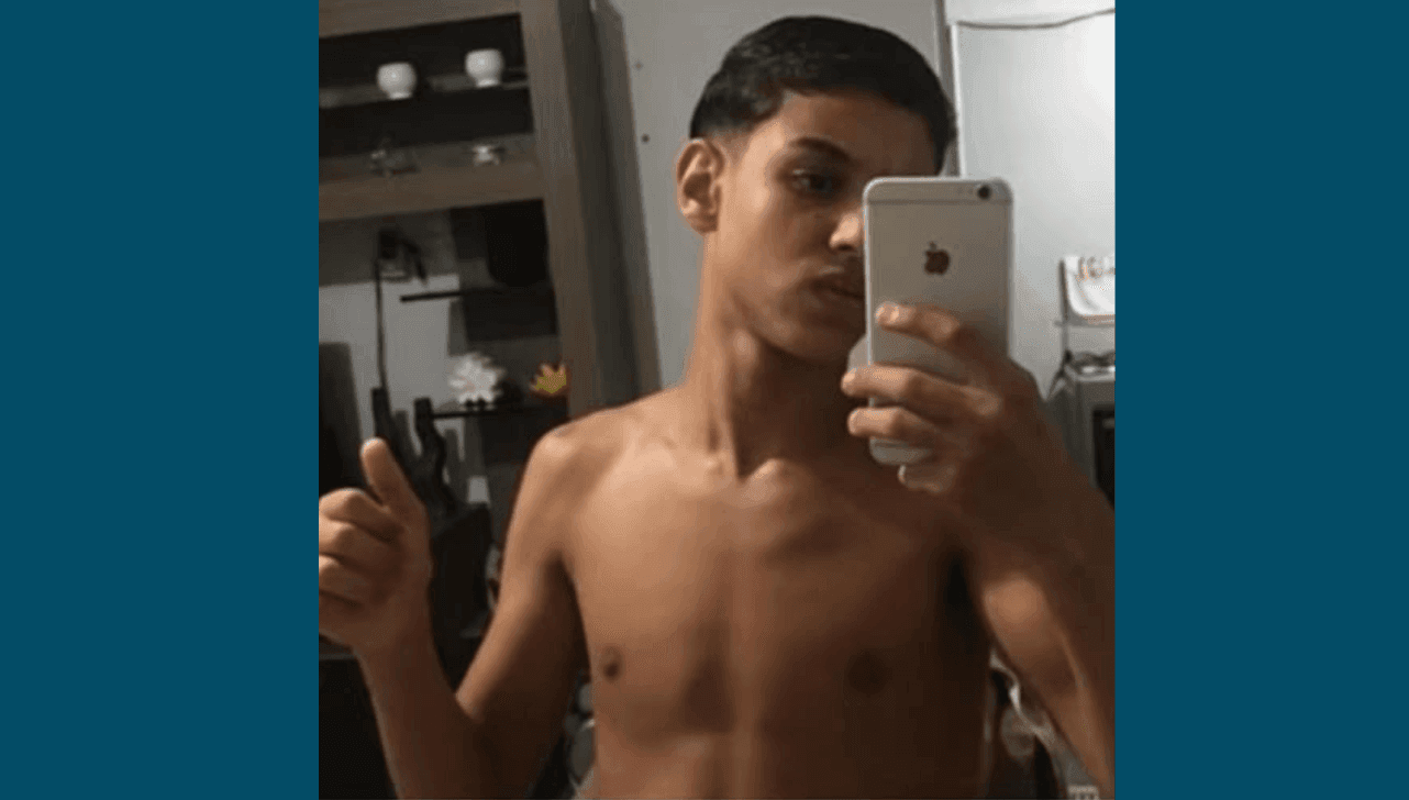Raphael da Silva Pires, de 18 anos, morreu no hospital