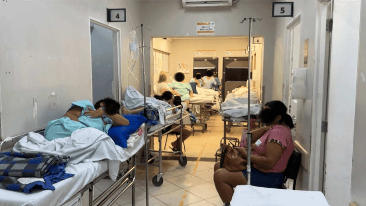 A condição de superlotação do Hospital impossibilita o recebimento de novos casos adultos
