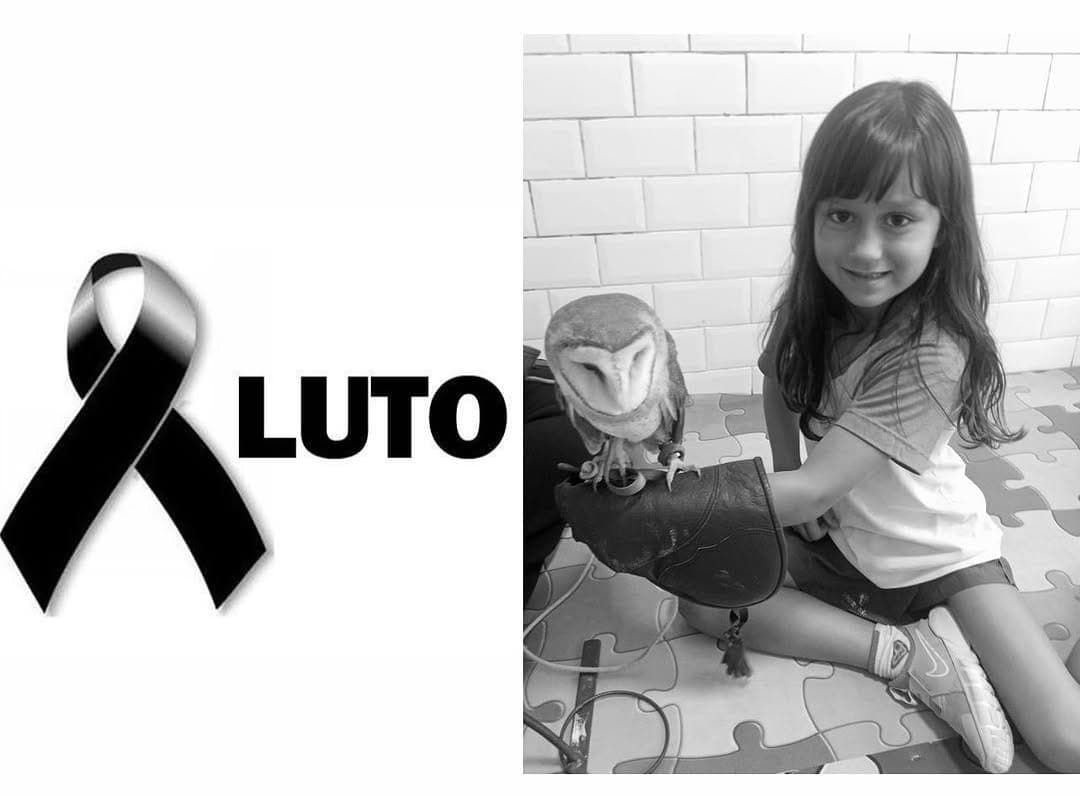Maria Luísa Oldembergas, de 7 anos, foi atingida pela estrutura enquanto brincava com outras crianças